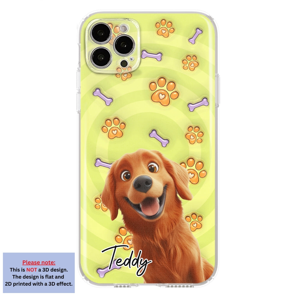 Exclusive Personalized Custom 3D Inflated Effect Phone Case - This Human Belongs To Us Cartoon Design
