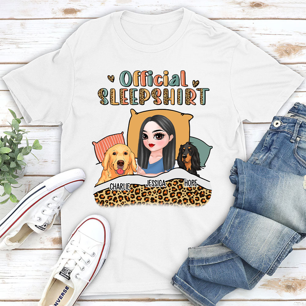 Sleepshirt Ver 2 - Personalized Custom Unisex Cotton T-Shirt for Pet Lovers