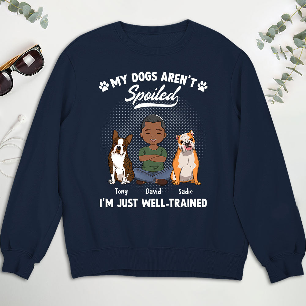 Spoiled Dog - Customizable Personalized Unisex 8.0 oz Sweatshirt for Pet Lovers