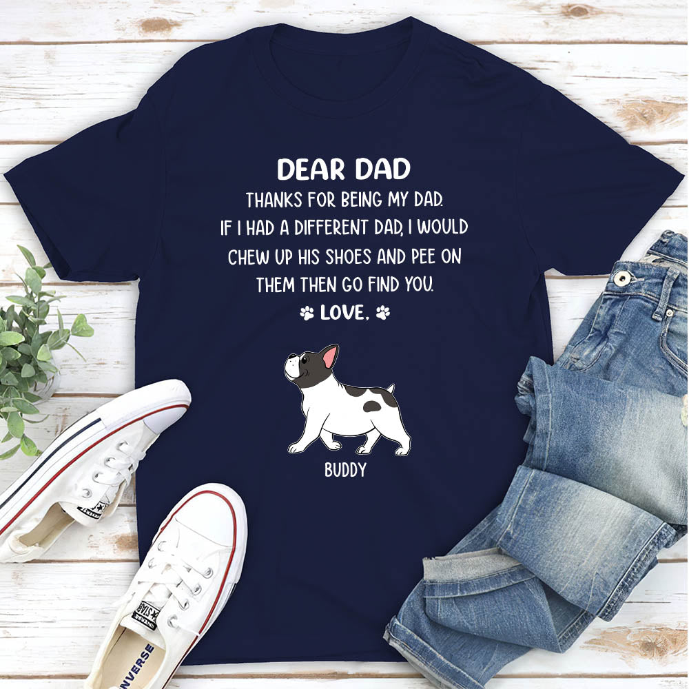Thanks Mom - Personalized Custom Unisex 5.3 oz T-shirt for Pet Lovers