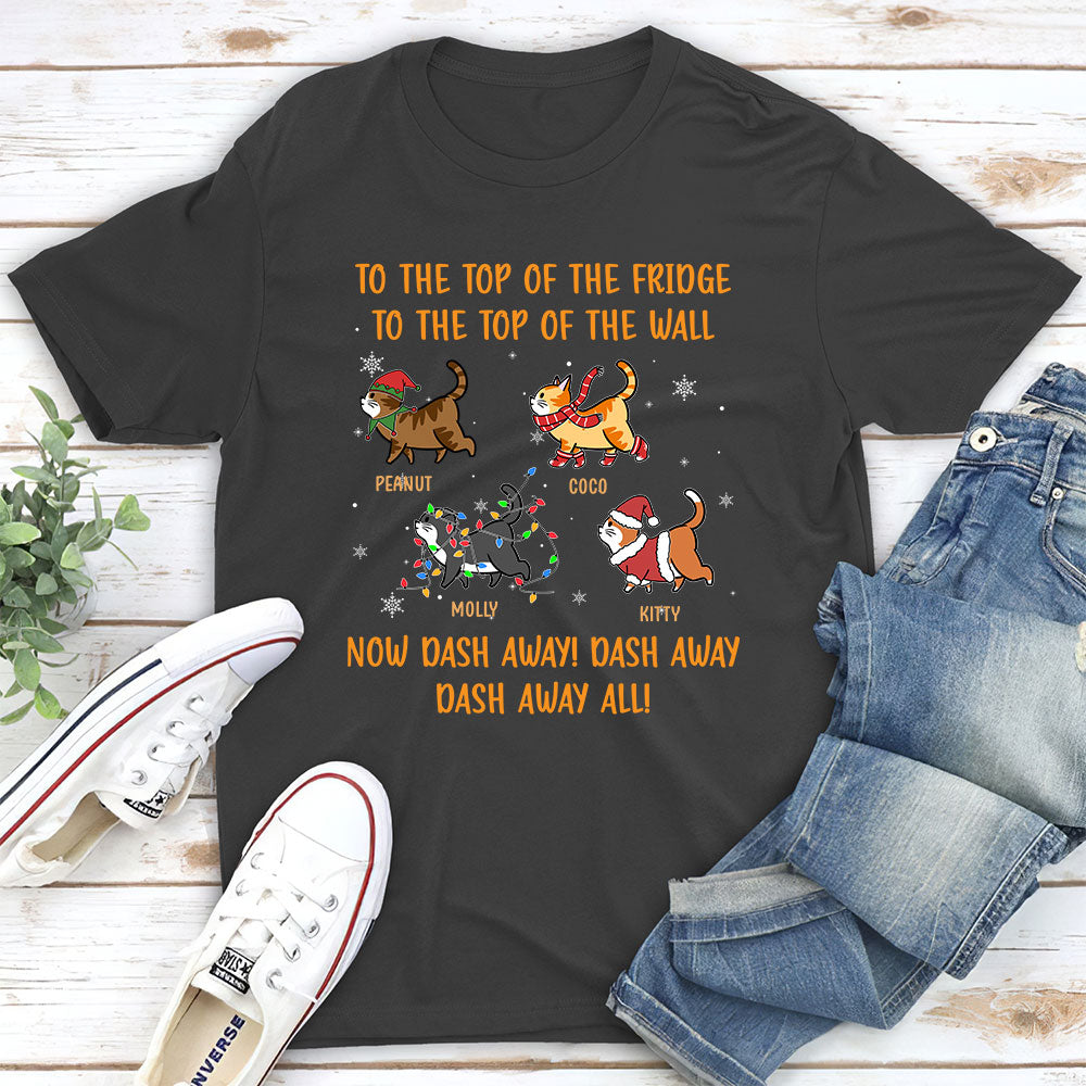 Dash Away - Personalized Custom Unisex 5.3 oz T-shirt for Pet Lovers