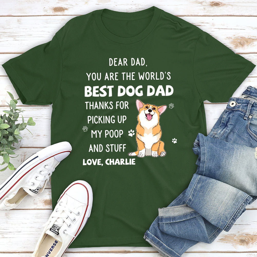 Thank You For Picking Up My Poop - Premium Personalized Custom Unisex T-shirt