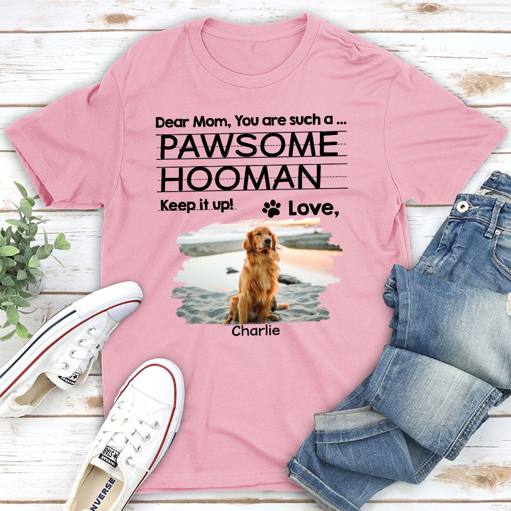 Personalized Custom Unisex T-shirt - Heartfelt Letter To Dad and Mom