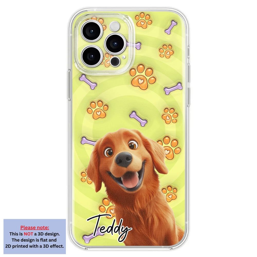 Exclusive Personalized Custom 3D Inflated Effect Phone Case - This Human Belongs To Us Cartoon Design