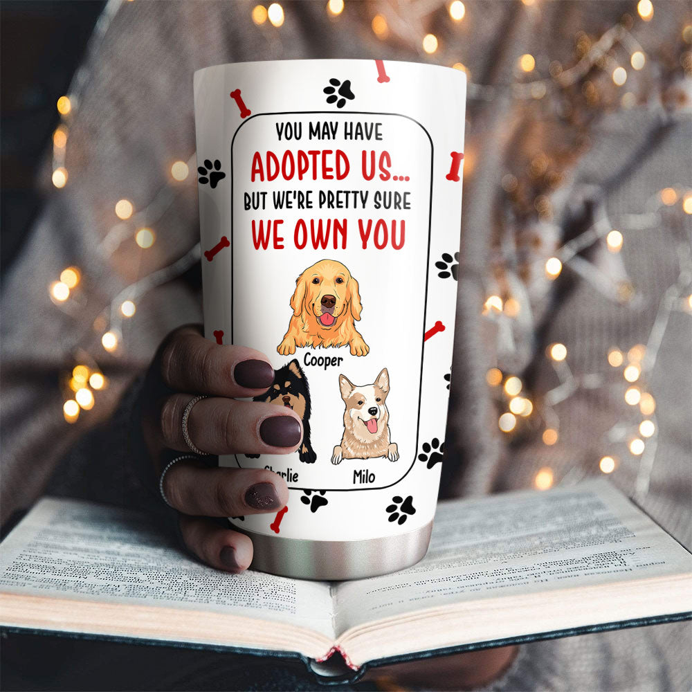 Adopted Us - 20oz Personalized Custom Stainless Steel Tumbler with Thousands of Cool Designs