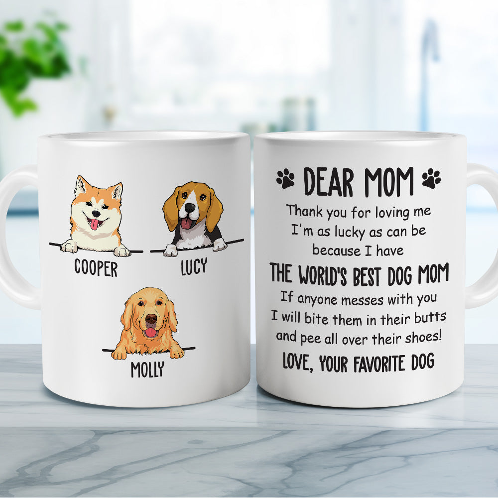 World's Best Dog Dad - Exclusive Personalized Custom Coffee Mug for Pet Lovers