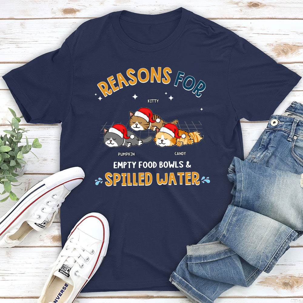 The Reasons For - Personalized Custom Unisex 5.3 oz T-shirt for Pet Lovers