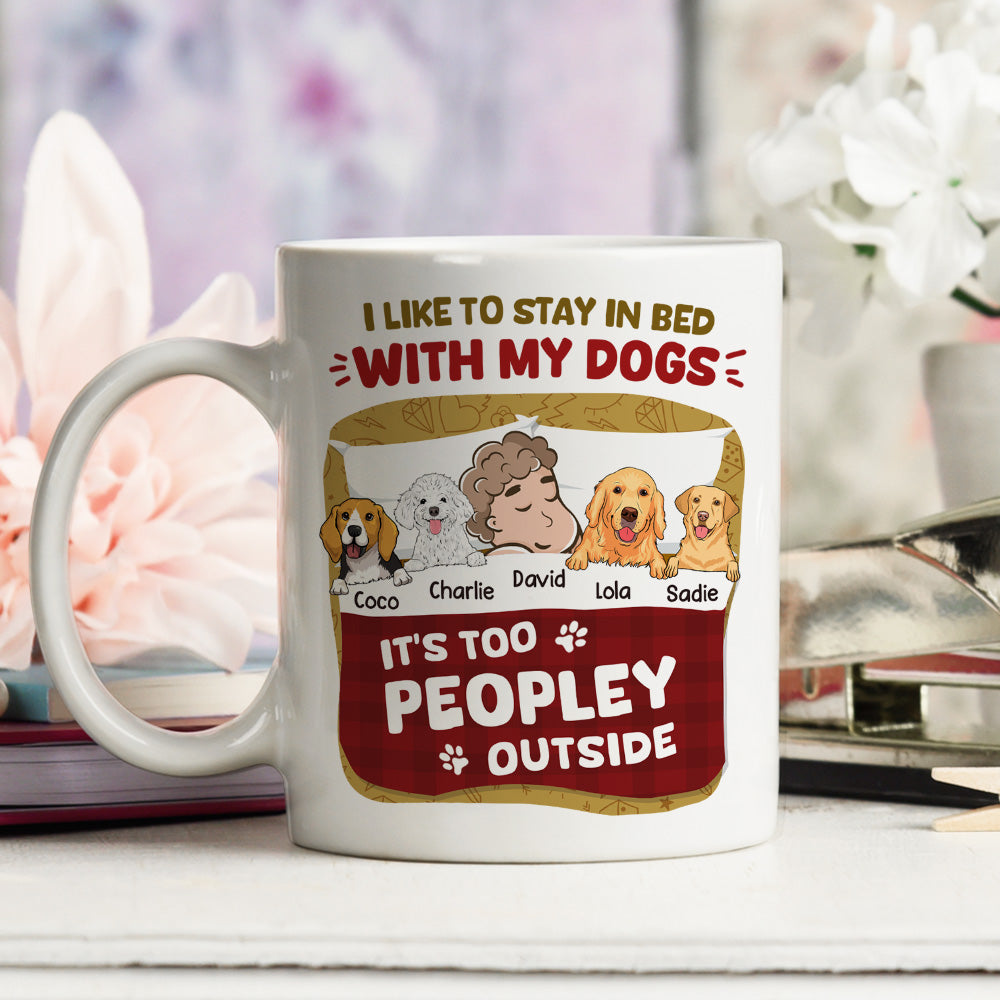 Personalized Custom Coffee Mug - Ideal for Staying in Bed with Your Dogs