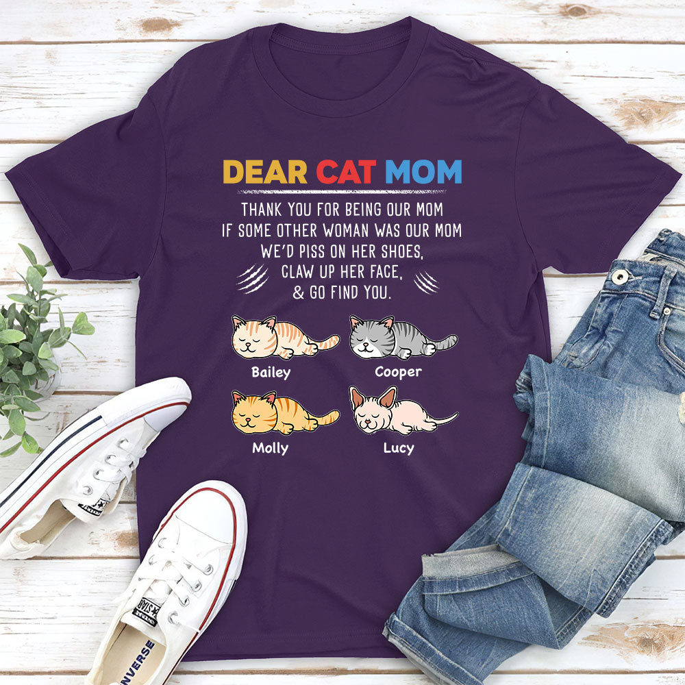 Piss On Her Shoes - Personalized Custom Unisex 5.3 oz T-shirt for Pet Lovers