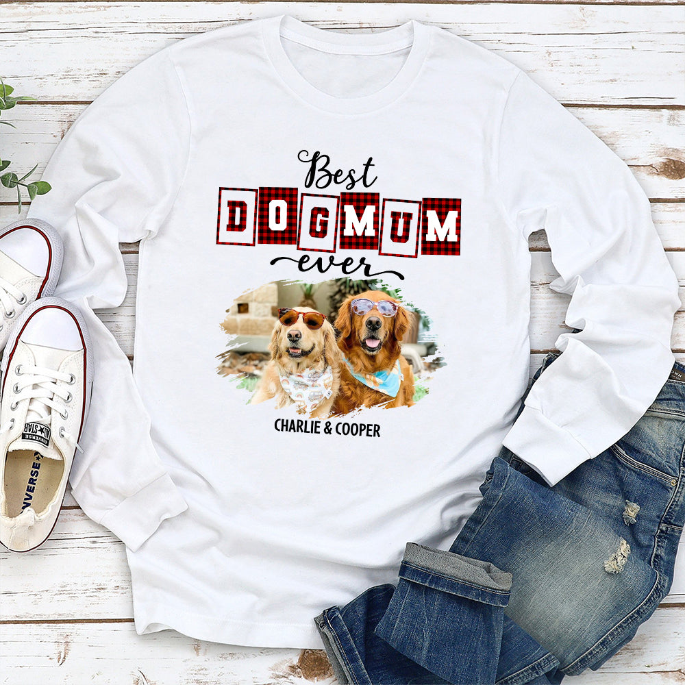 Best Mom Of The Year Personalized Custom Photo Long Sleeve Unisex T-shirt