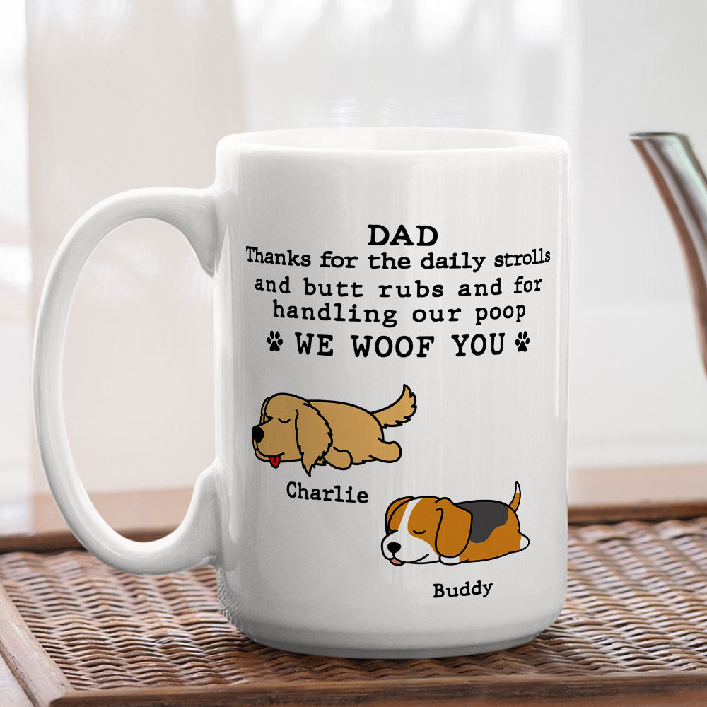 Handling My Poop - Premium Personalized Custom Coffee Mug for Pet Lovers
