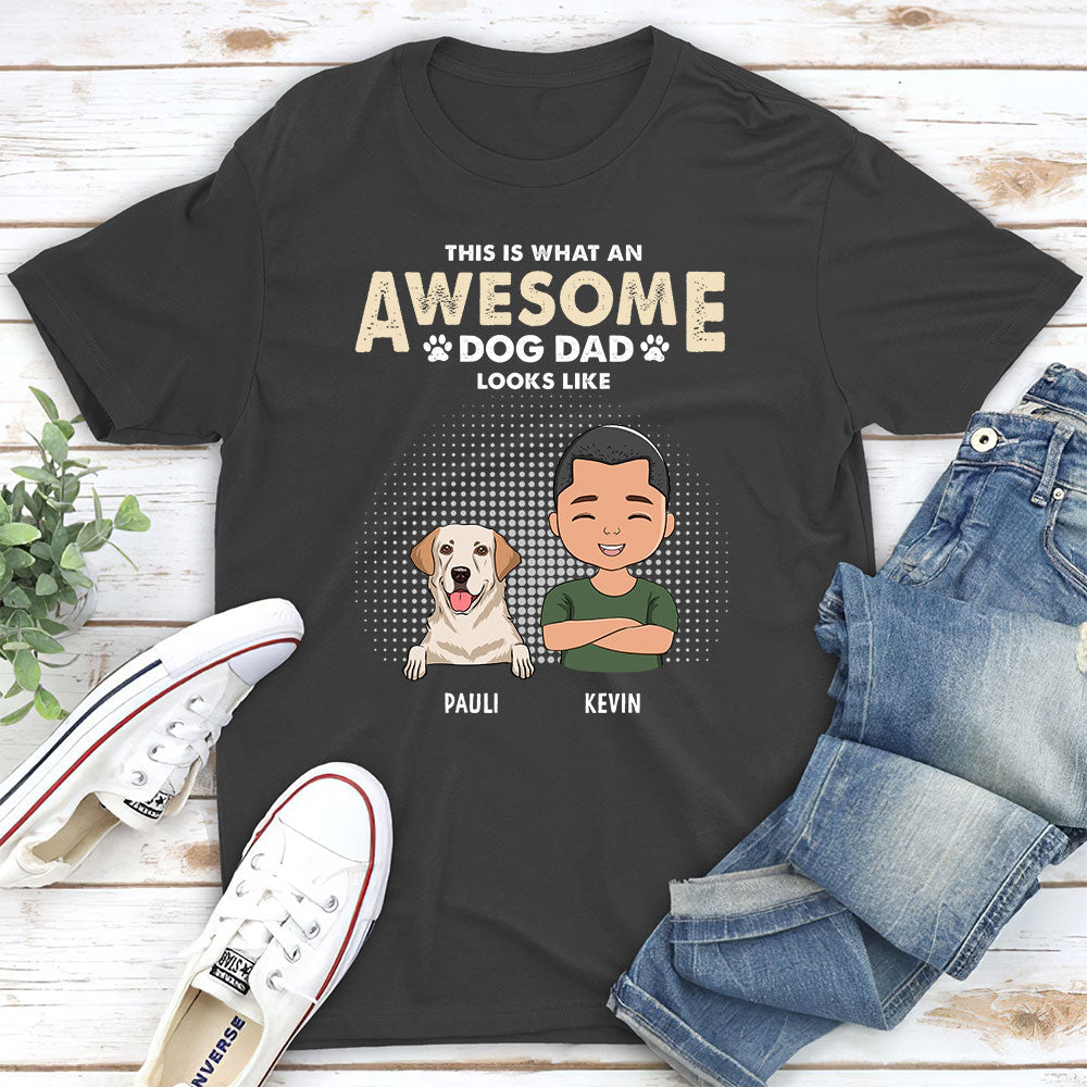 Awesome Personalized Custom Unisex Dog Mom/Dad T-shirt - Ideal Gift for Pet Lovers