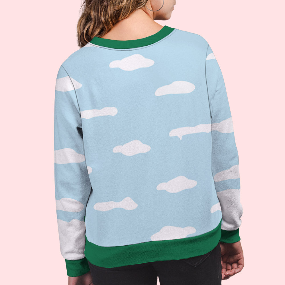 Better Christmas - Personalized Custom All-Over-Print Unisex 8.8 oz Polyester Blend Sweatshirt for Pet Lovers