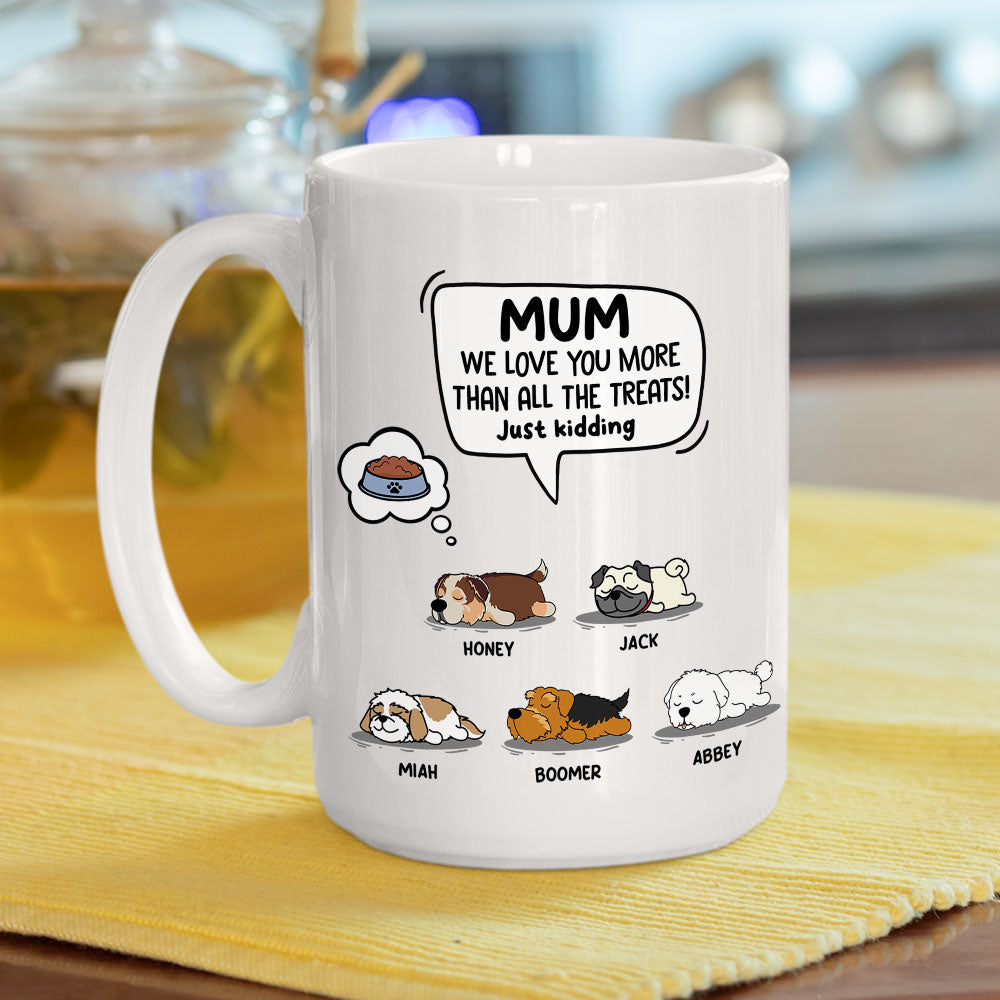 Pet Just Kidding - Premium Personalized Custom Coffee Mug for Pet Lovers