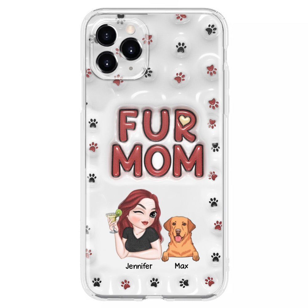 Lovely Fur Mom - Exquisite Personalized Custom 3D Inflated Effect Smartphone Case