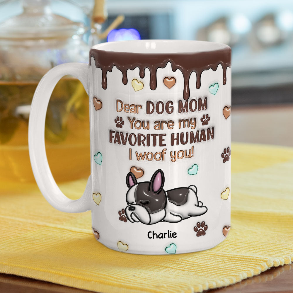 Favorite Human Version 2 - Personalized Custom 3D Inflated Effect 11oz Ceramic Mug