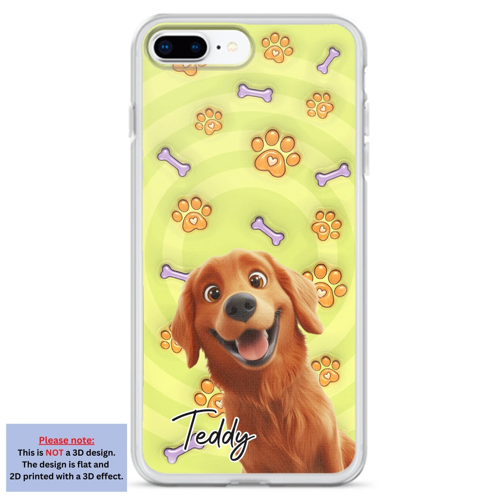 Exclusive Personalized Custom 3D Inflated Effect Phone Case - This Human Belongs To Us Cartoon Design