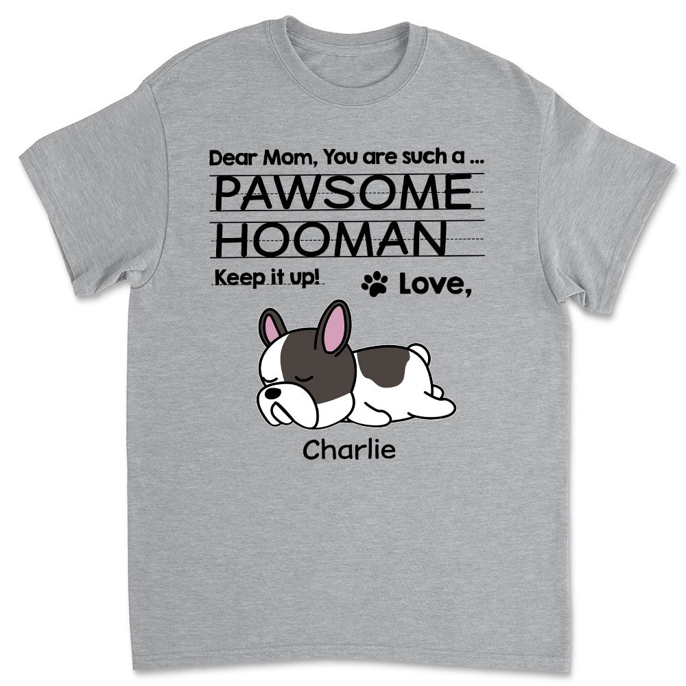 Personalized Custom Unisex T-shirt - Heartfelt Letter To Dad and Mom