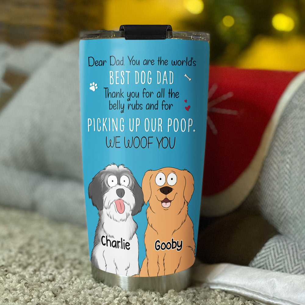 All The Belly Rubs - Personalized Custom 20oz Stainless Steel Tumbler with Thousands of Cool Designs