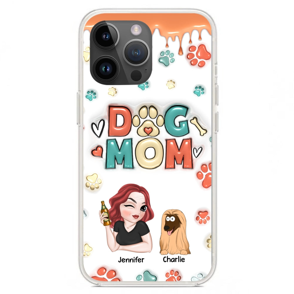 My Lovely Dog Ver 3 - Exclusive Personalized Custom 3D Inflated Effect TPU Phone Case for Smartphones