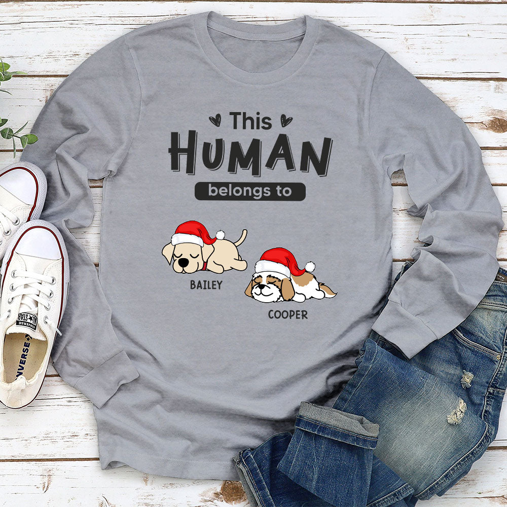 Sleepy Dogs - Exquisitely Personalized Custom Long Sleeve T-shirt for Pet Lovers