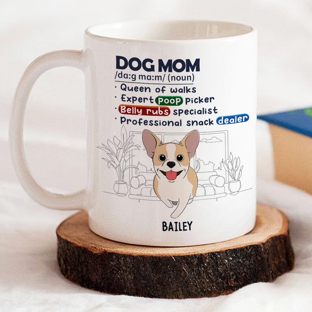 Dog King Queen Of Walks - Premium Personalized Custom Ceramic Coffee Mug for All Beverages