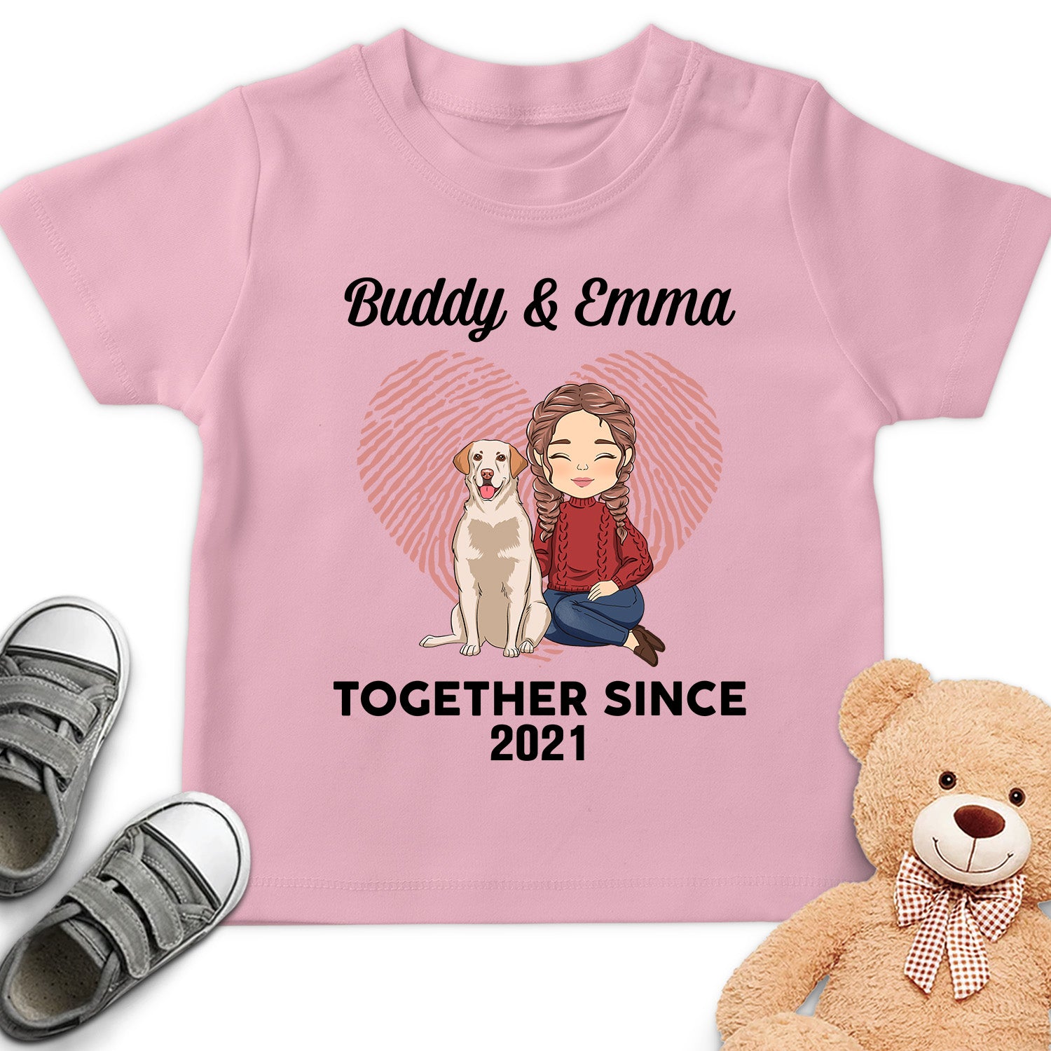 We Together - Customizable Personalized Youth Unisex T-shirt for Pet Lovers