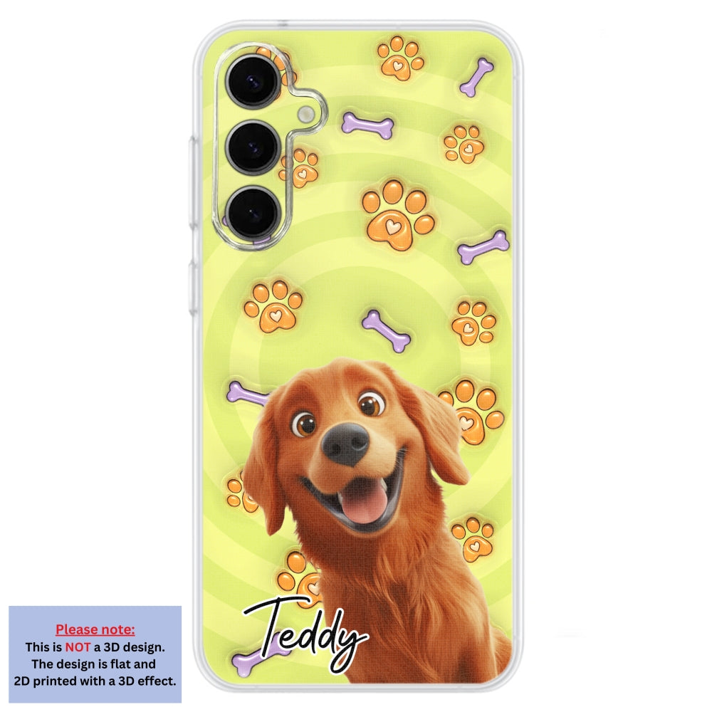 Exclusive Personalized Custom 3D Inflated Effect Phone Case - This Human Belongs To Us Cartoon Design