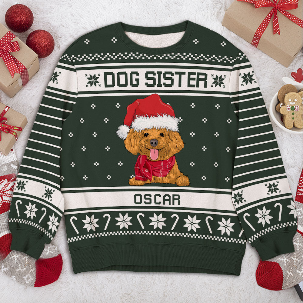 Best Dog Siblings - Personalized Custom All-Over-Print Unisex Kids Sweatshirt for Dog Lovers
