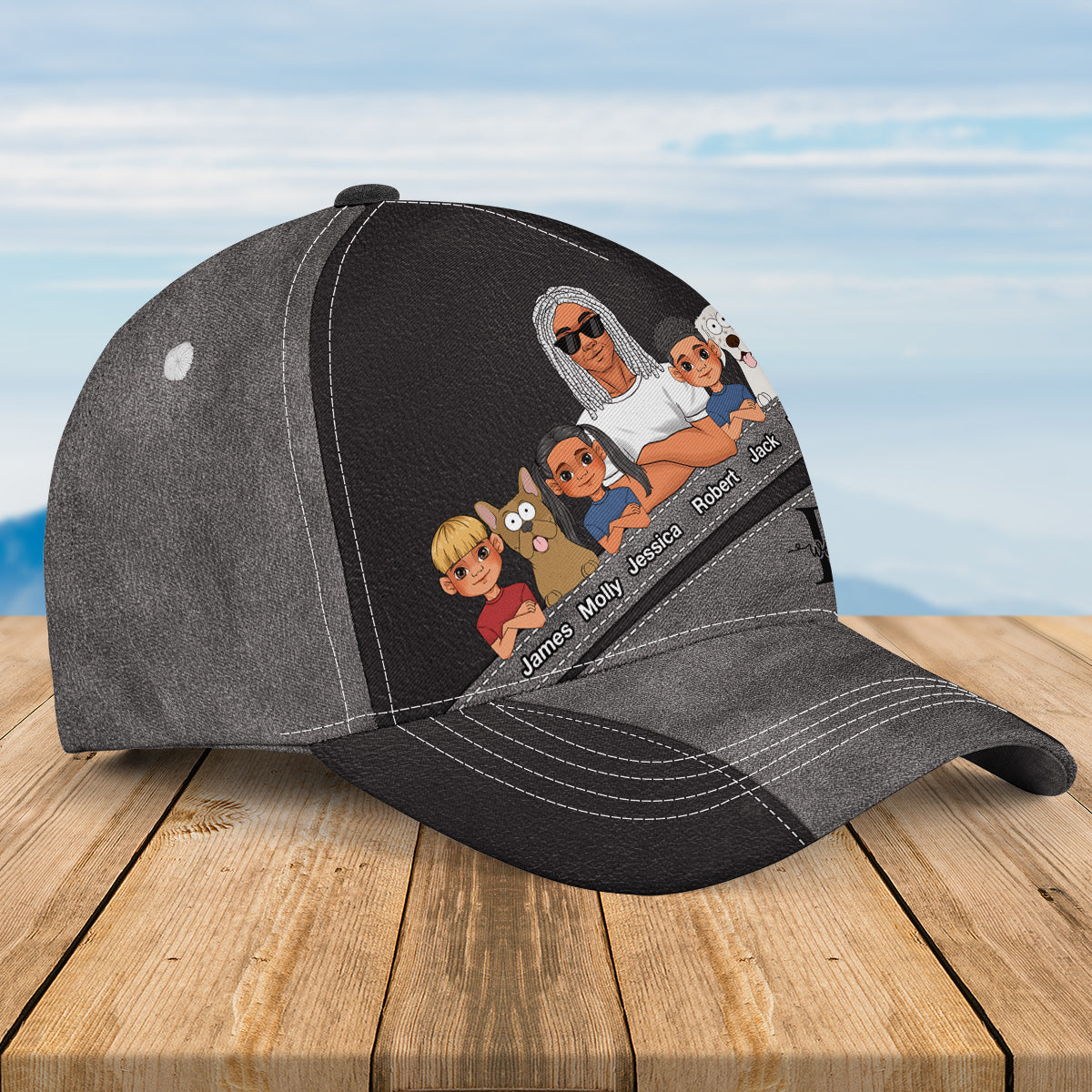 Dad We Love You - Personalized Custom Dog Parent Cap for Maximum Comfort