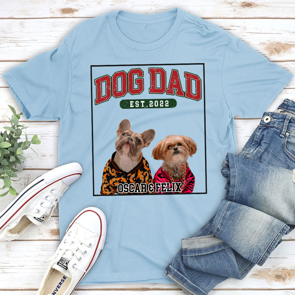 Love You My Mom Dad Personalized Custom Unisex 5.3 oz Photo T-shirt