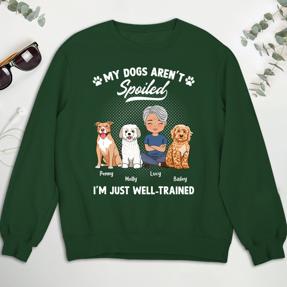 Spoiled Dog - Customizable Personalized Unisex 8.0 oz Sweatshirt for Pet Lovers