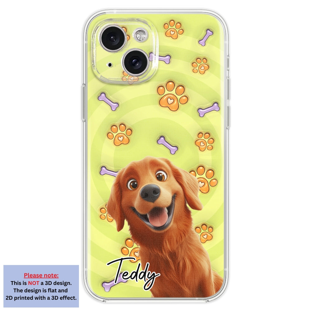 Exclusive Personalized Custom 3D Inflated Effect Phone Case - This Human Belongs To Us Cartoon Design