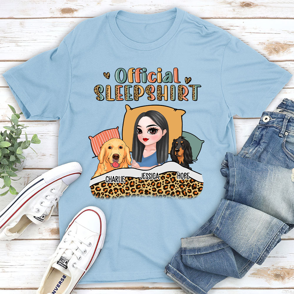 Sleepshirt Ver 2 - Personalized Custom Unisex Cotton T-Shirt for Pet Lovers