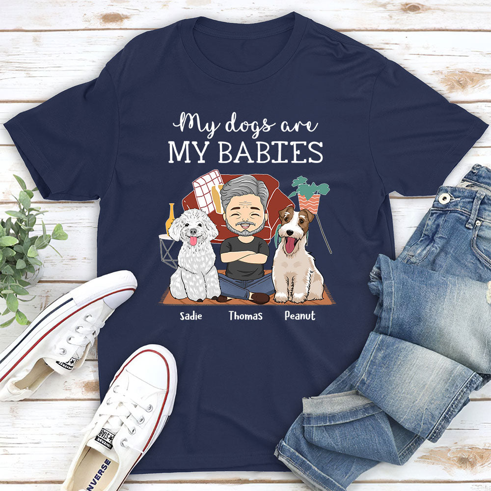 My Angel Baby - Personalized Custom Unisex 5.3 oz T-shirt for Pet Lovers
