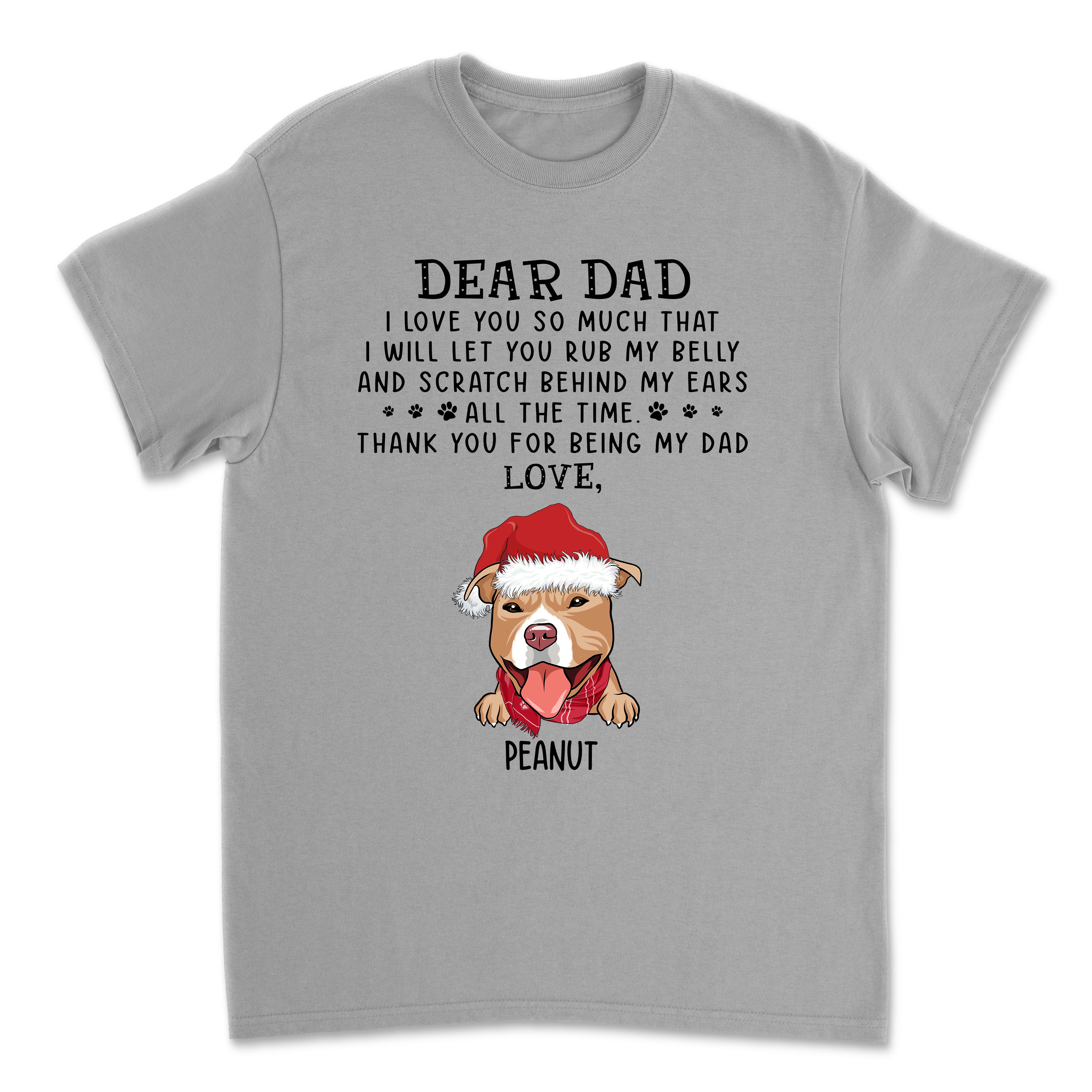 Love So Much Christmas - Personalized Custom Unisex T-Shirt for Pet Lovers