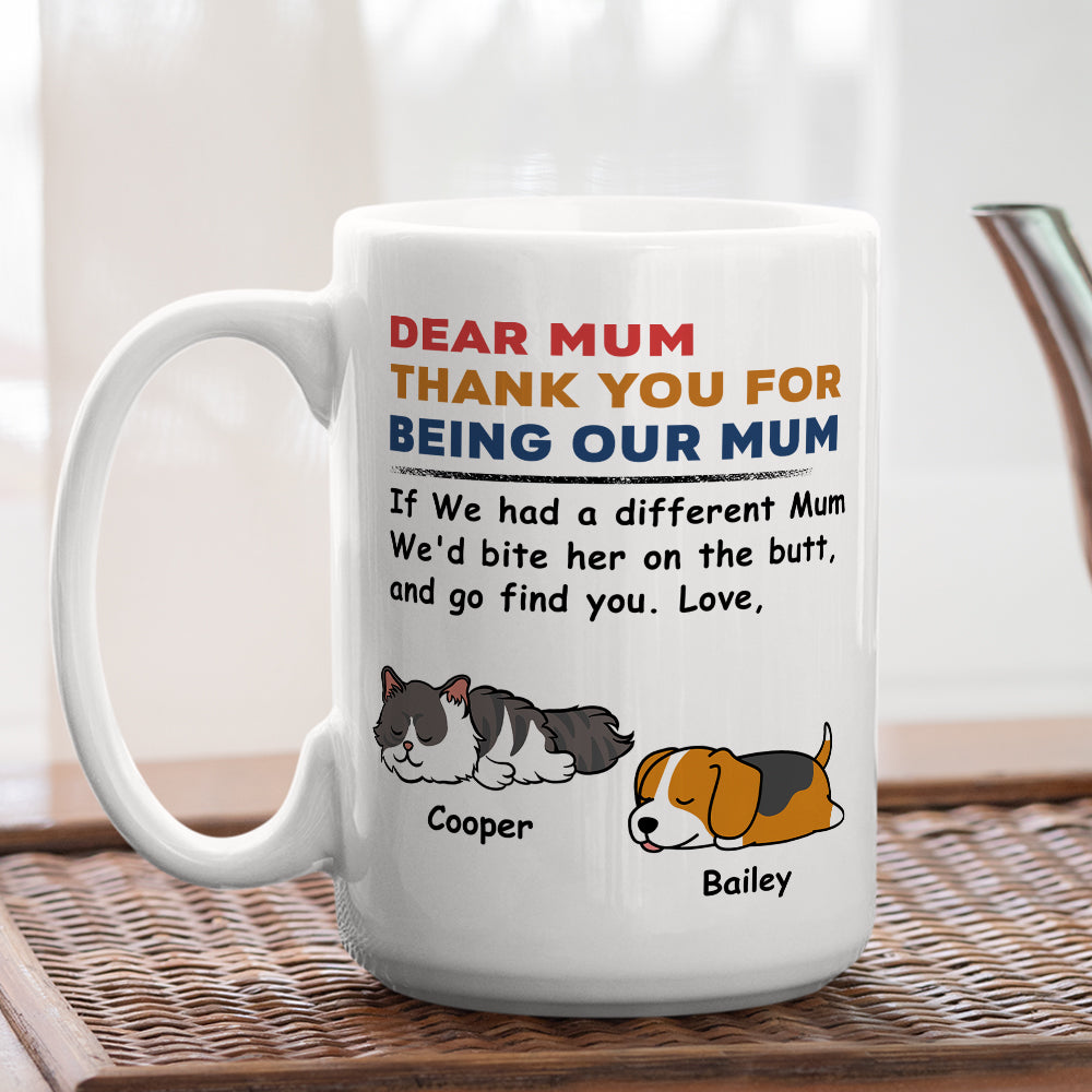 Pet Bite Butt - Exquisite Personalized Custom Coffee Mug for Pet Lovers