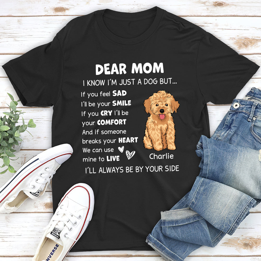 I‘ll Always Be By Your Side - Personalized Custom Unisex 5.3 oz T-shirt for Pet Lovers