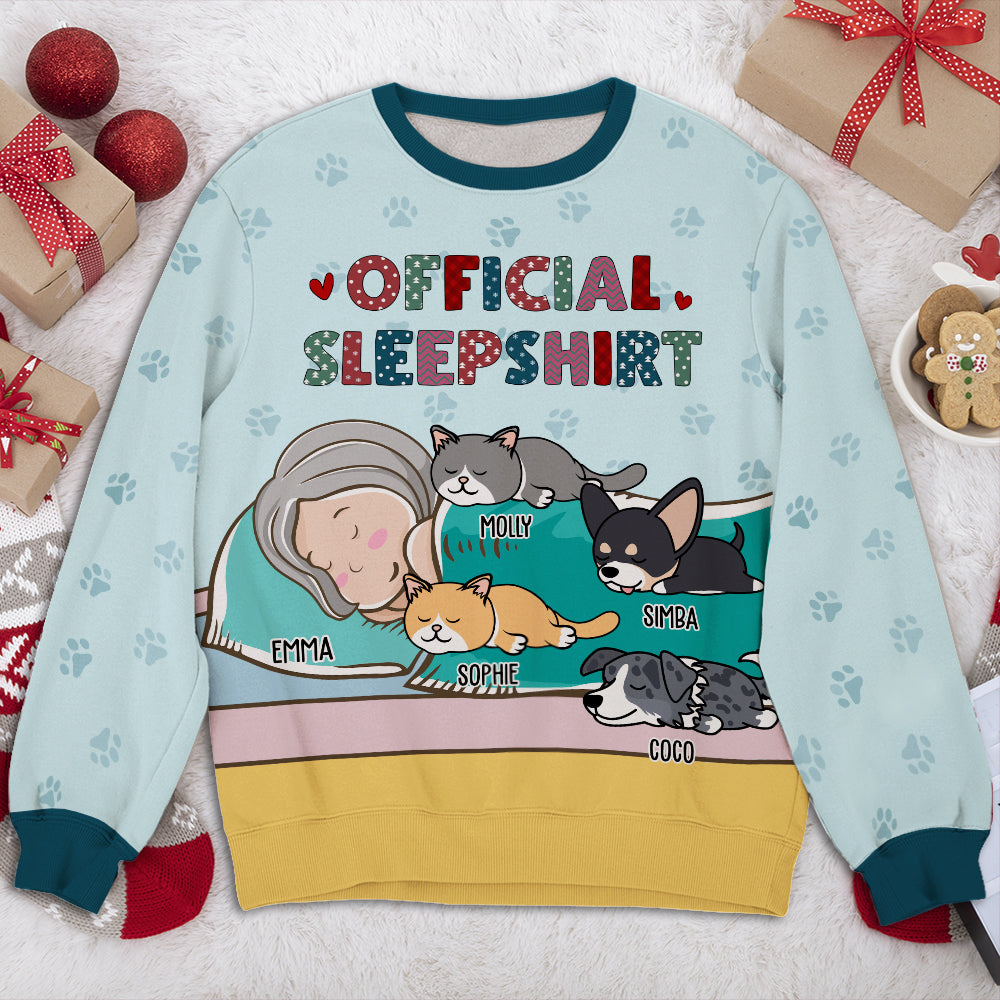 Personalized Custom All-Over-Print Pet Official Sleepshirt - Ideal Gift for Pet Lovers