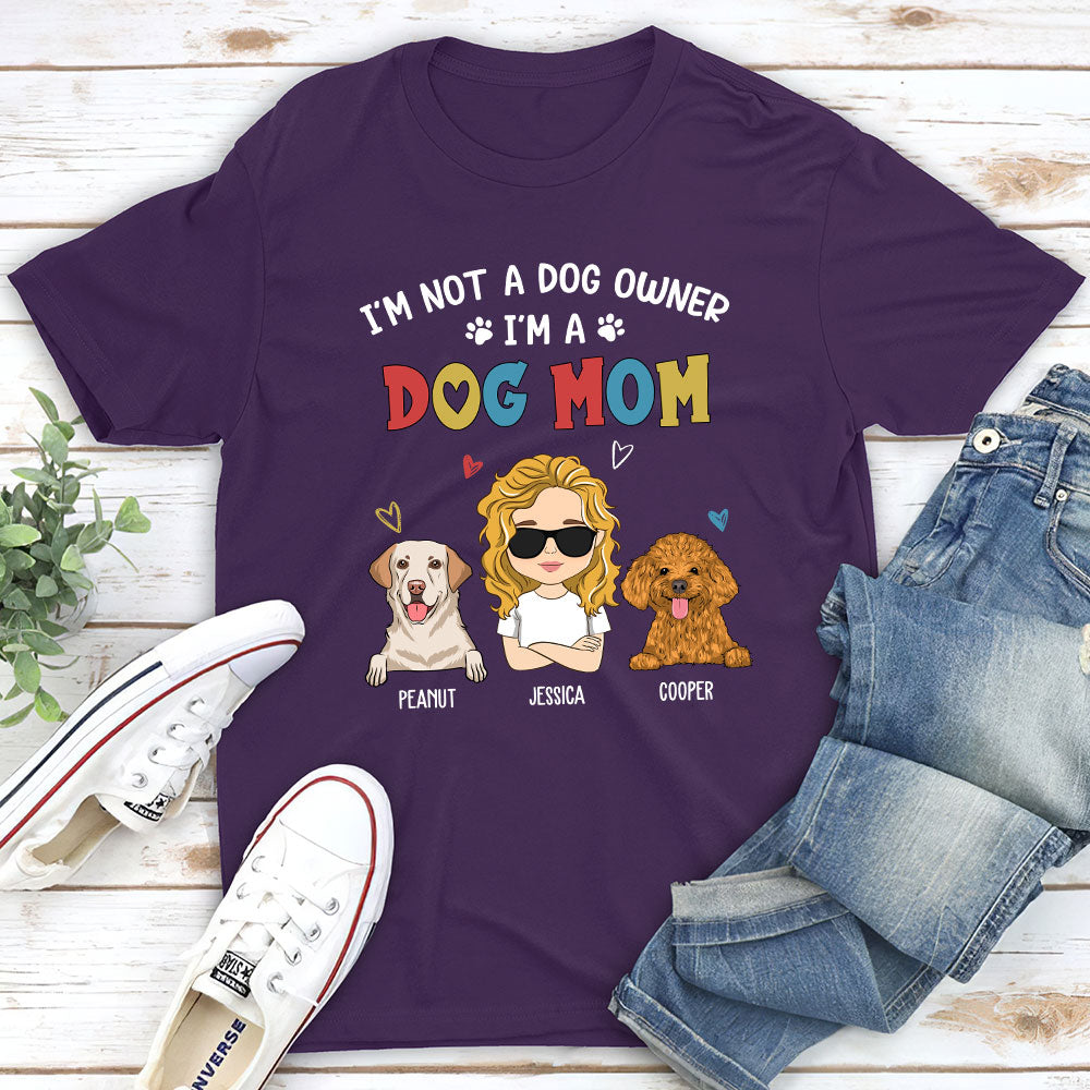 Unique Personalized Custom Unisex 'I'm Not A Dog Owner' T-shirt