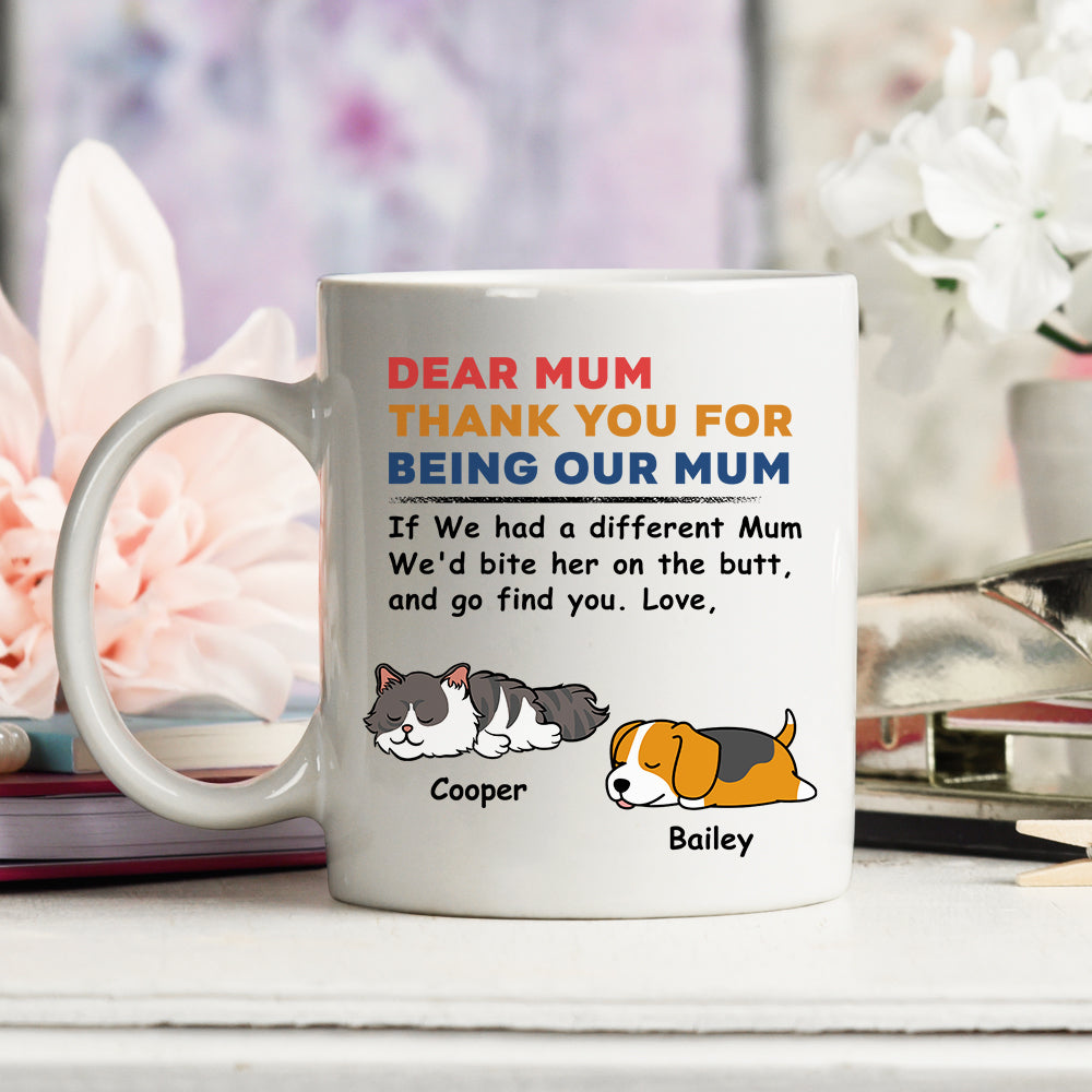 Pet Bite Butt - Exquisite Personalized Custom Coffee Mug for Pet Lovers