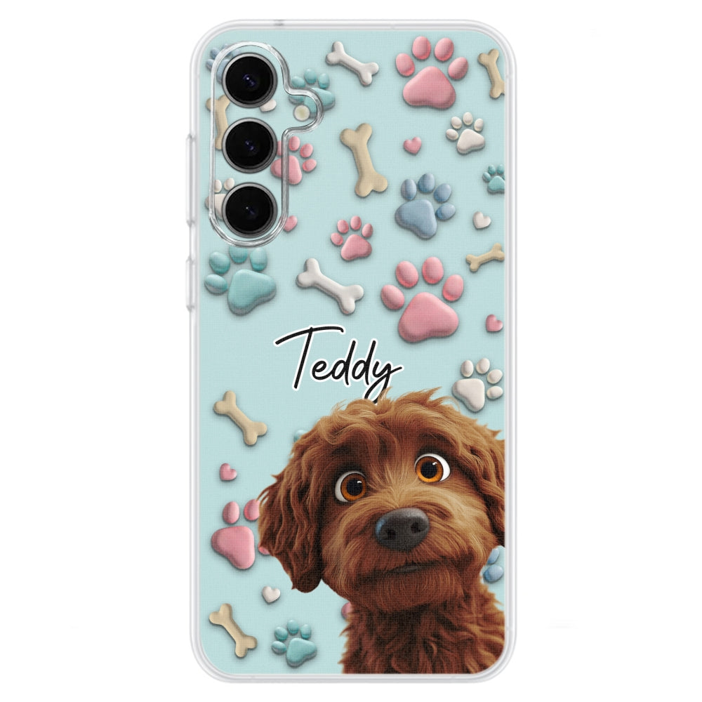 Adorable Dog Cartoon - Customizable Personalized Phone Case for Fashion-Forward Users