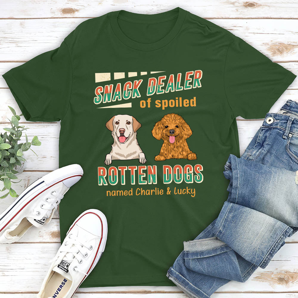 Best Snack Dealer - Personalized Custom Unisex 5.3 oz T-shirt for Pet Lovers