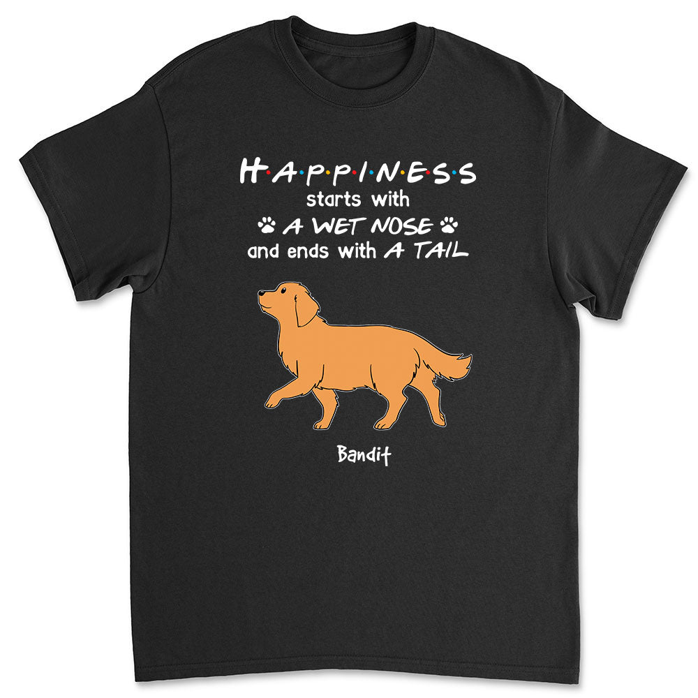 Wet Nose - Personalized Custom Unisex 5.3 oz T-shirt for Pet Lovers