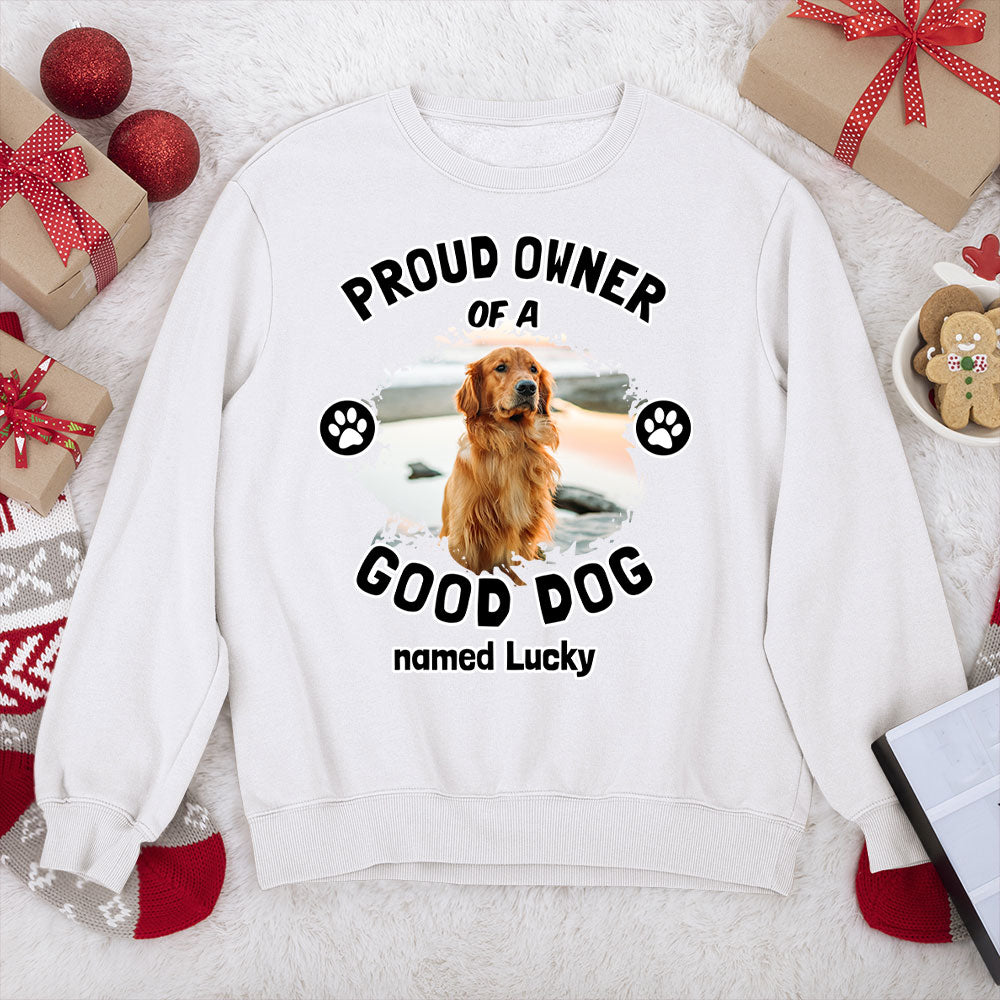 Personalized Custom 'Proud Owner' Photo Sweatshirt - 8.0 oz Unisex