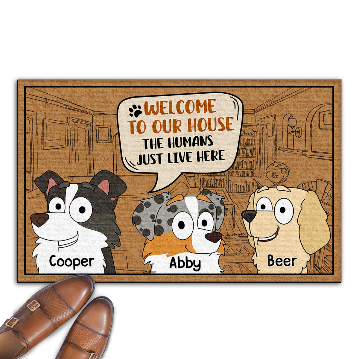 Personalized Custom Doormat - Welcome Your Guests with Your Beloved Pet's Picture