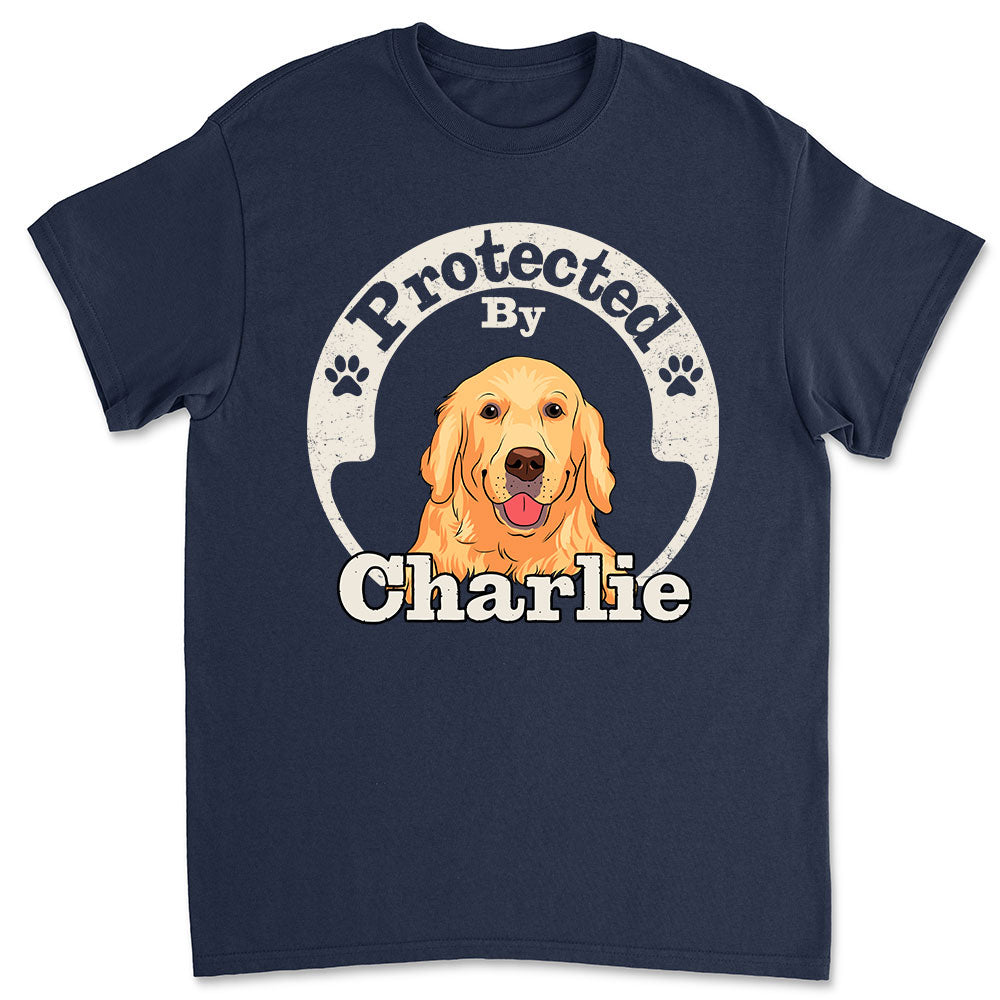 My Protector - Customizable Personalized Unisex 5.3 oz T-Shirt for Pet Lovers