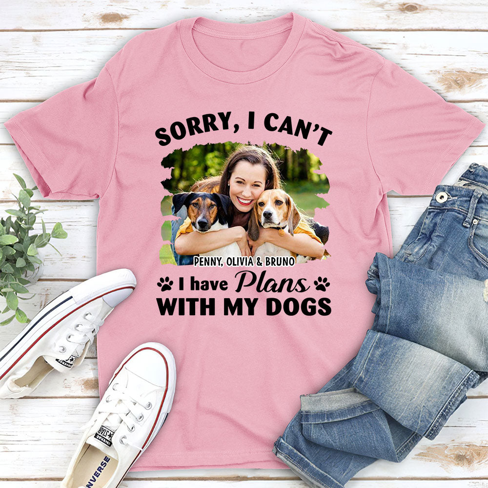 Another Plan Photo - Personalized Custom Unisex 5.3 oz T-shirt for Pet Lovers