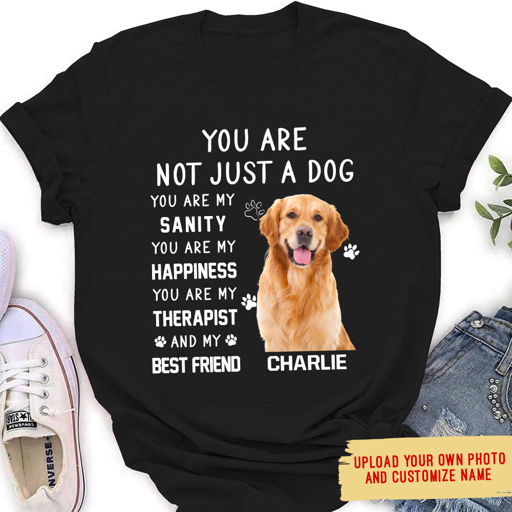 Exclusive Personalized Custom Dog Photo Women's T-shirt - A Must - Have for Pet Lovers