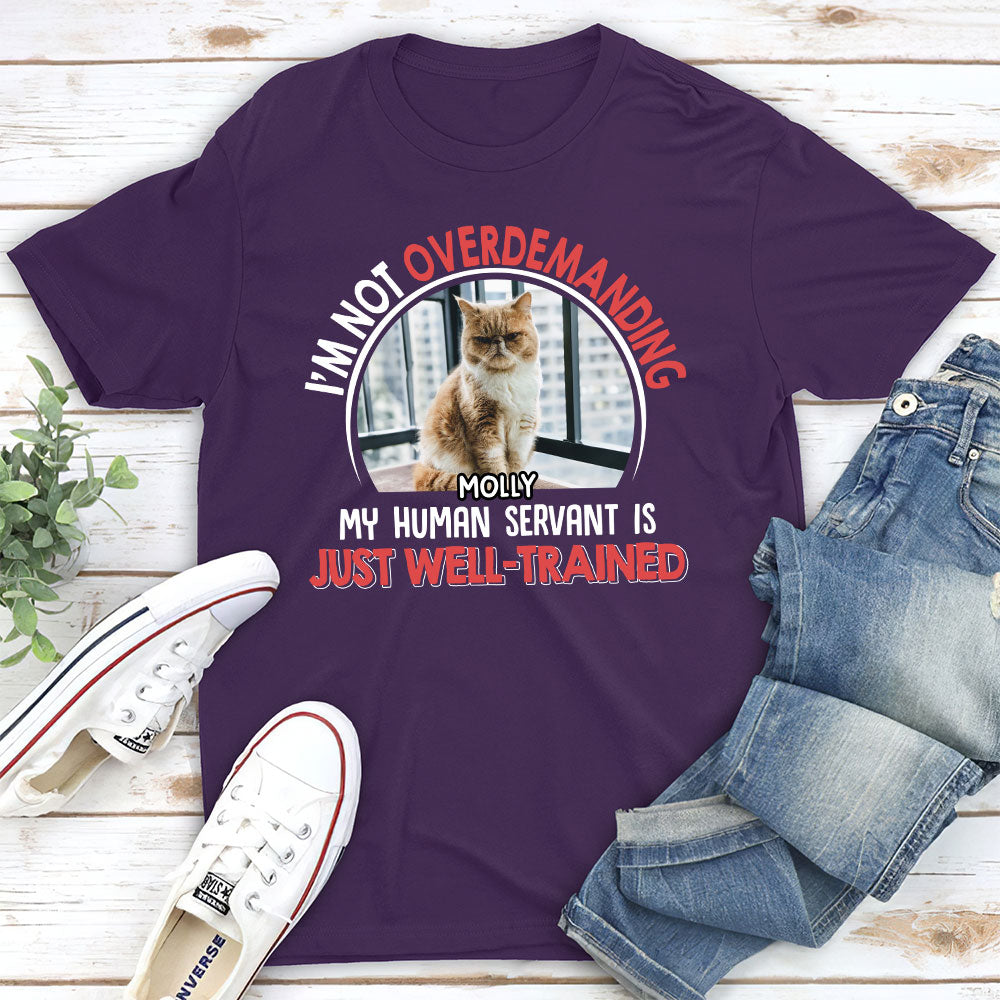 Overdemanding Cats - Stylish Personalized Custom Unisex 5.3 oz T-shirt